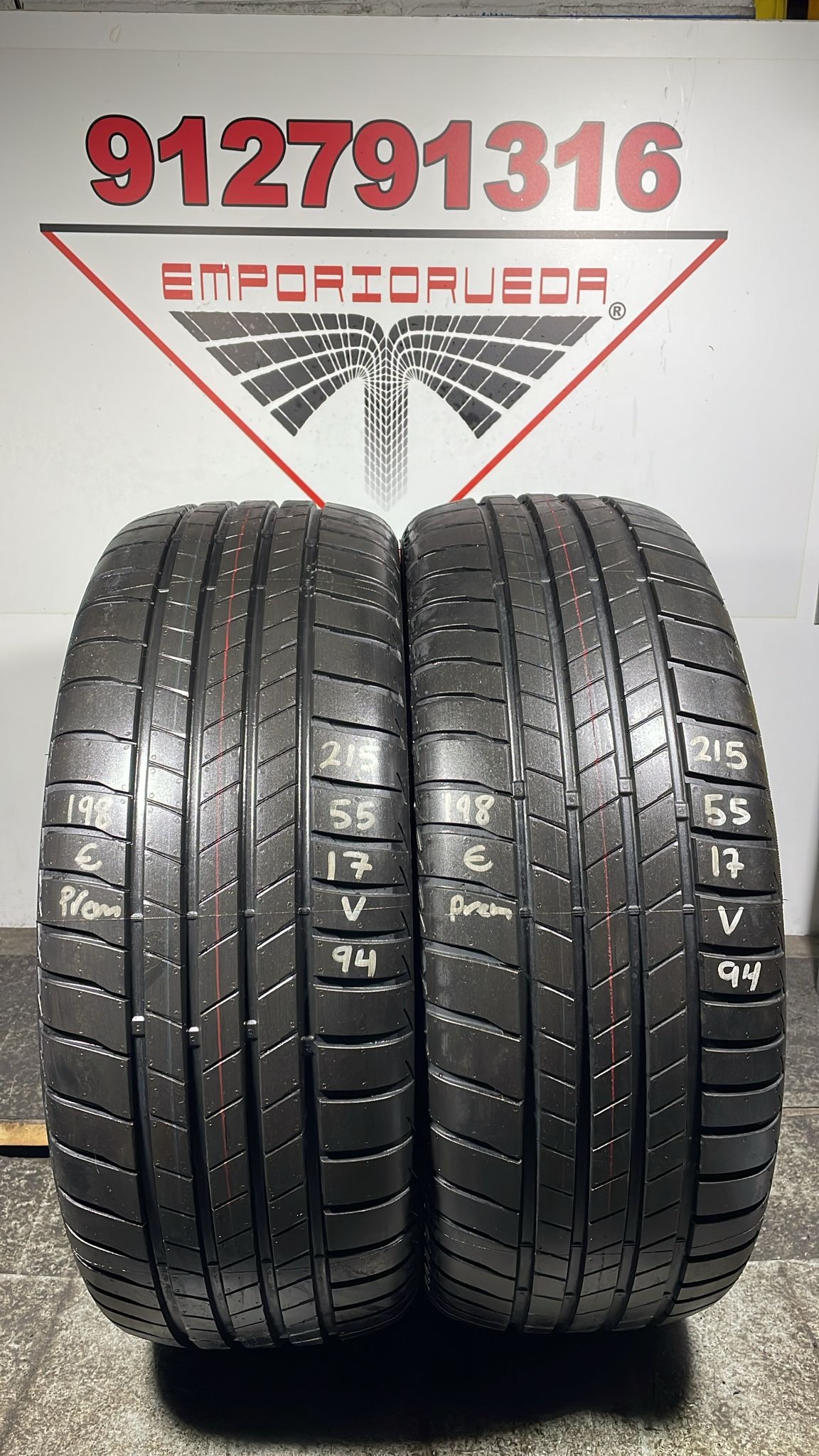 BRIDGESTONE TURANZA USADO PREMIUM  215/55 R17 94 V
